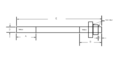 Anchor with Nut Plate